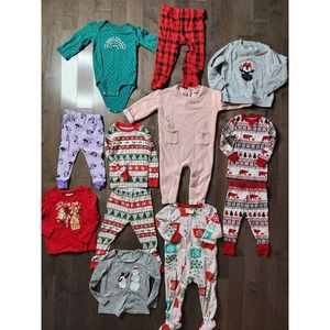 Baby Girl Toddler Clothes LOT Bundle Carter's 18-24 Month Winter Christmas Xmas